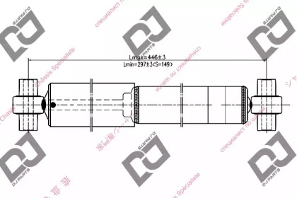 Амортизатор DJ PARTS DS1197GT